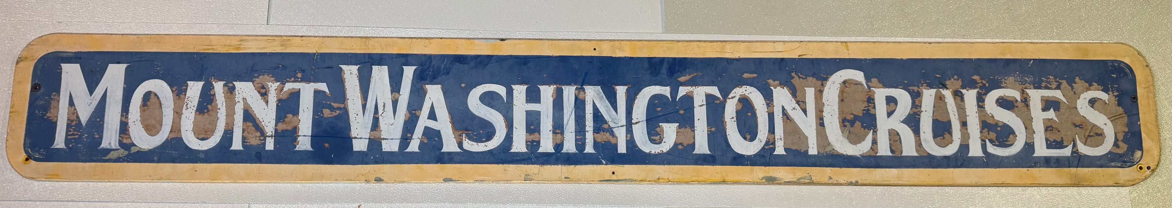 Mount Washington Cruises Sign