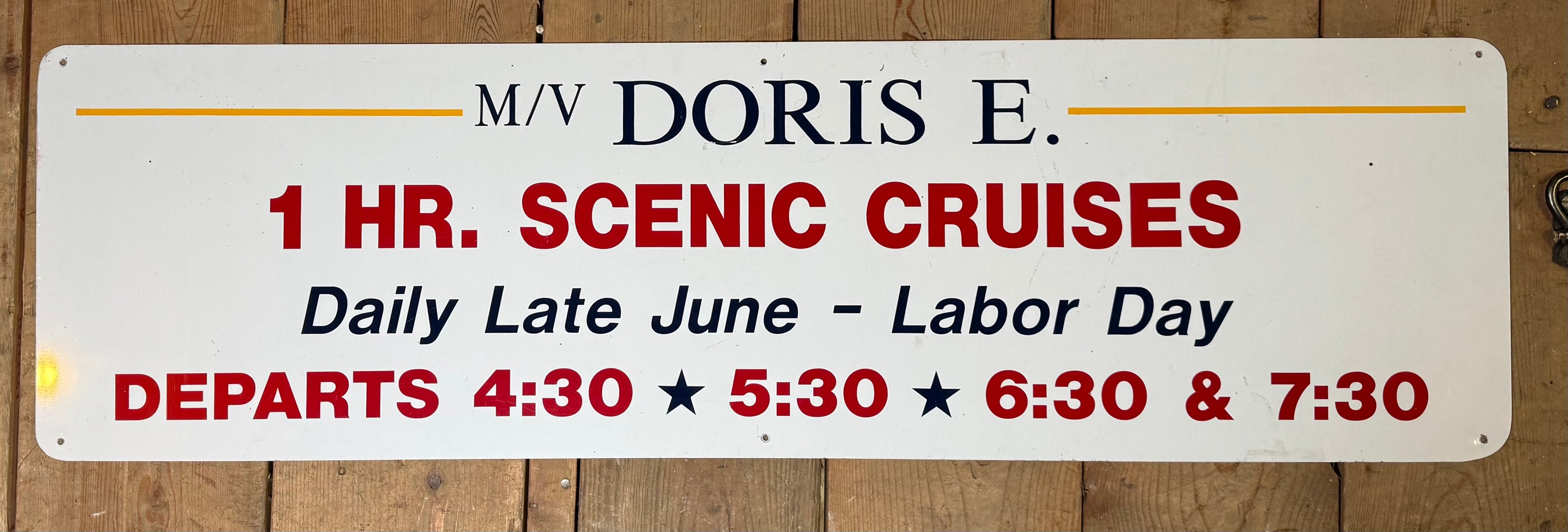 M/V Doris E. Sign