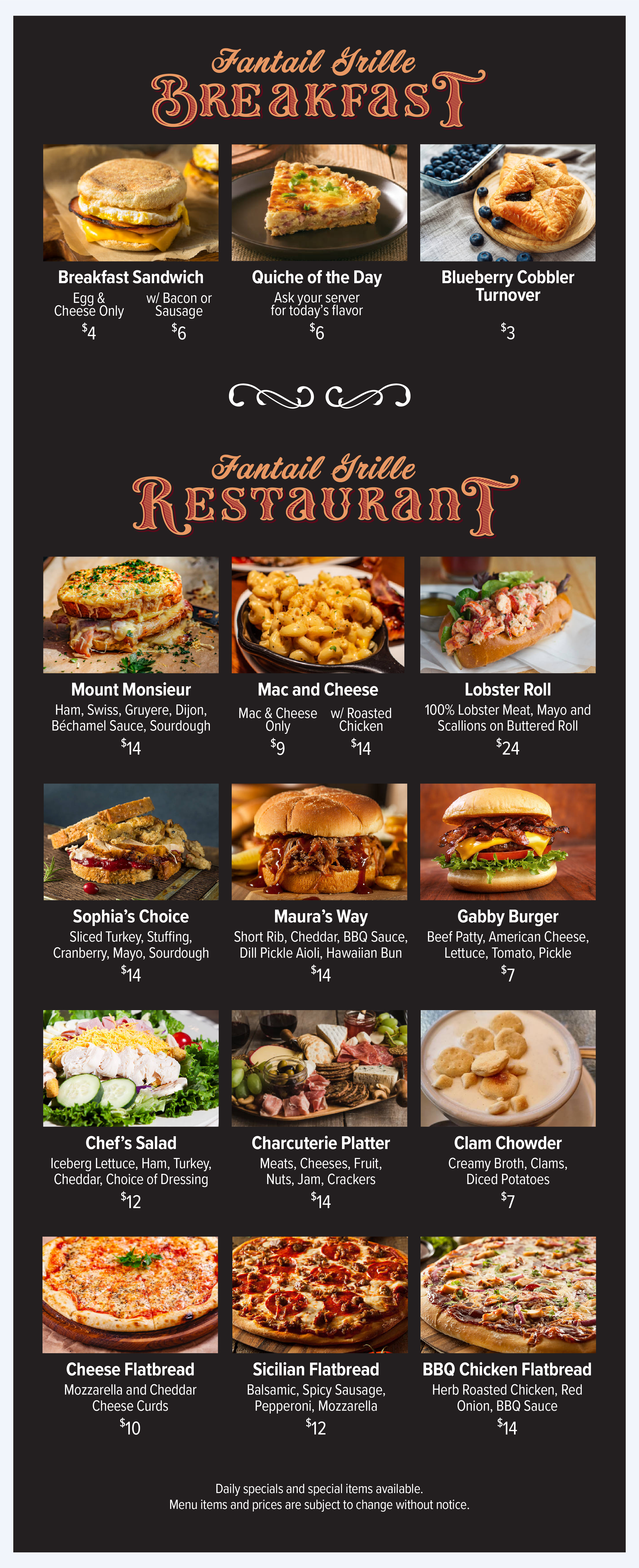 Grille Menu
