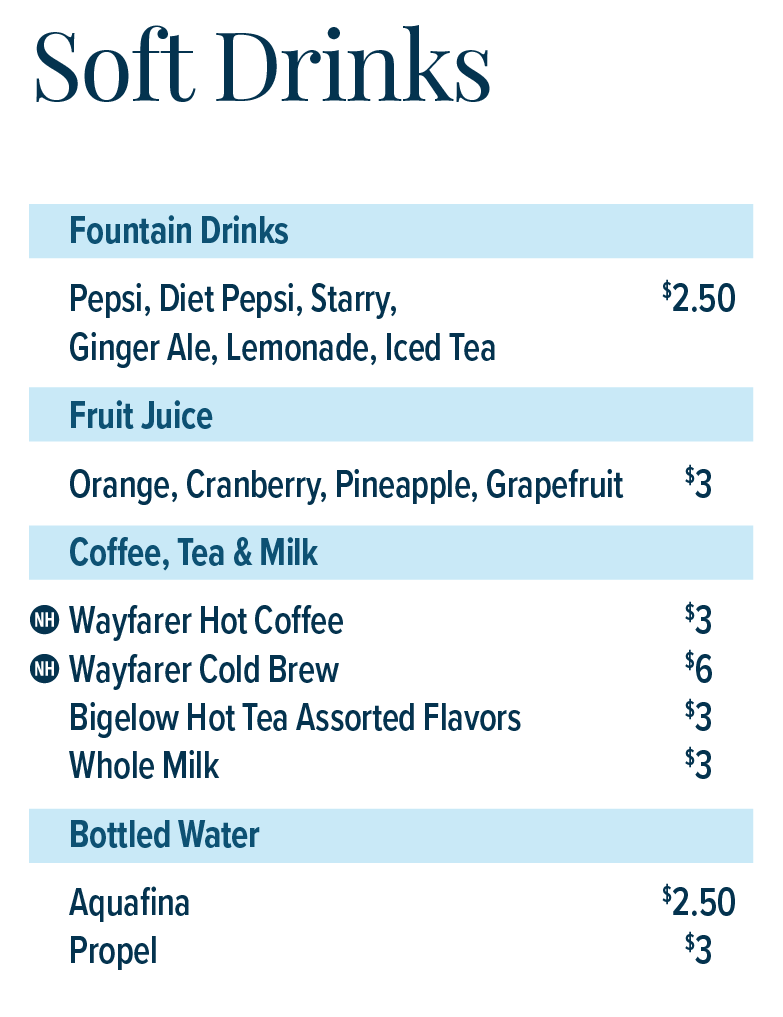 Bar Menu